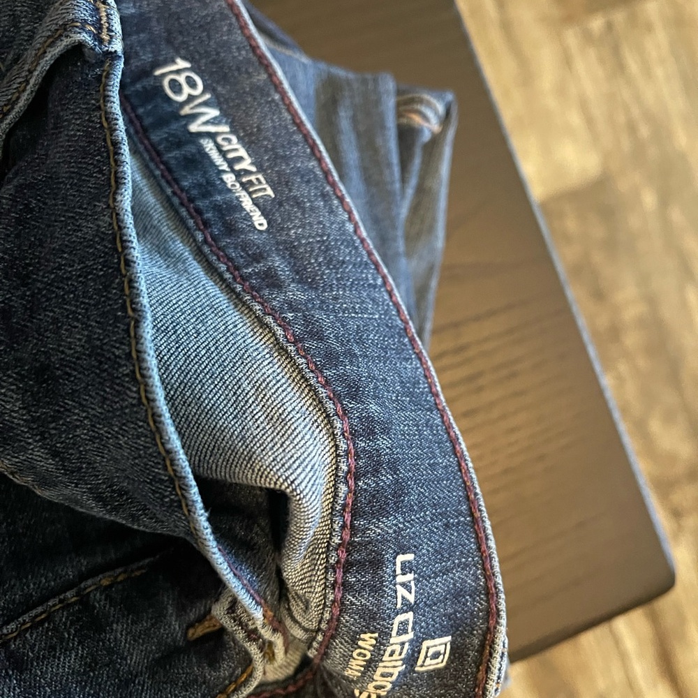 Liz Claiborne Blue Ankle Cropped Jeans